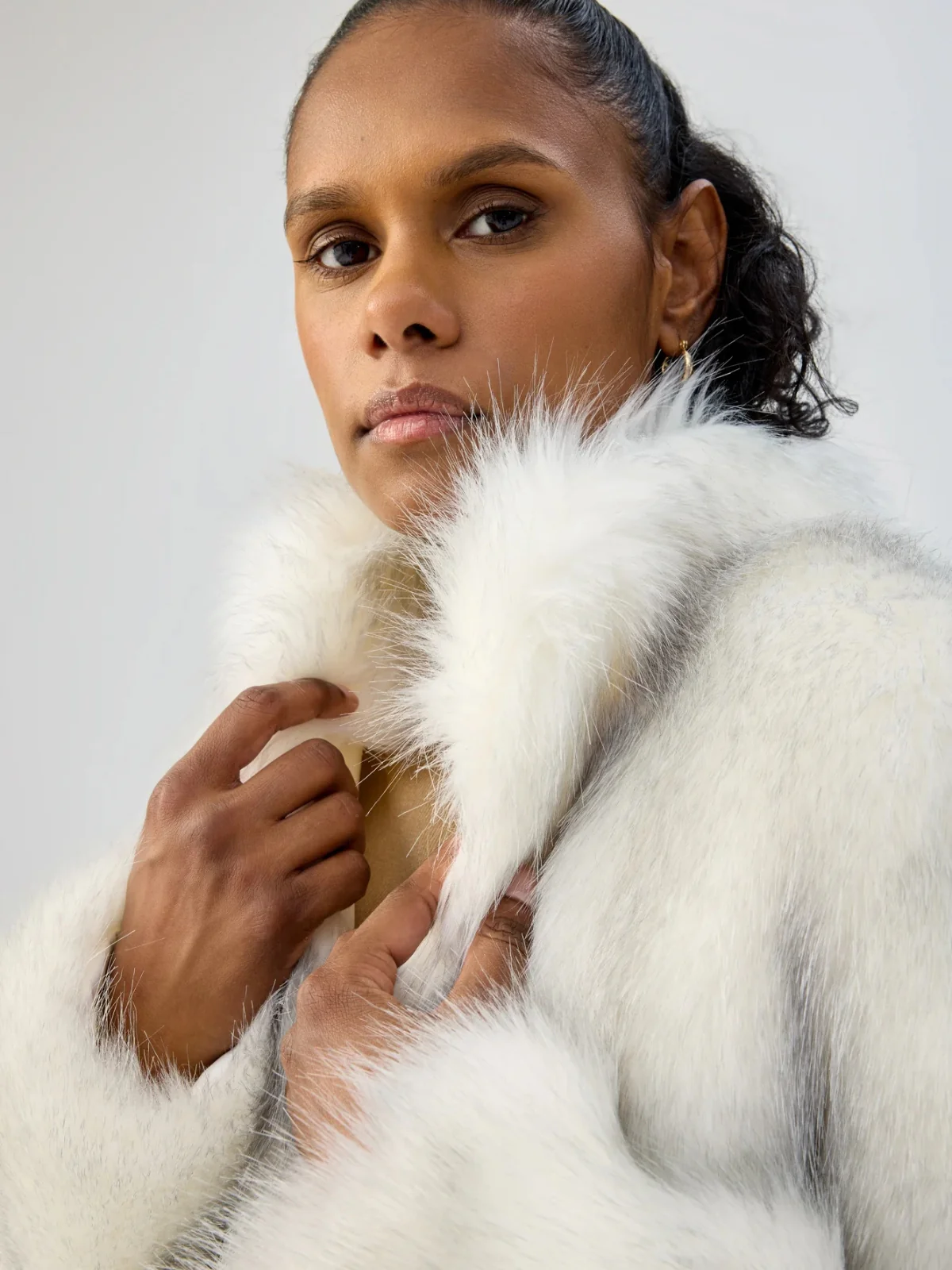 Fur Delish Jacket - Swiss White - Image 3