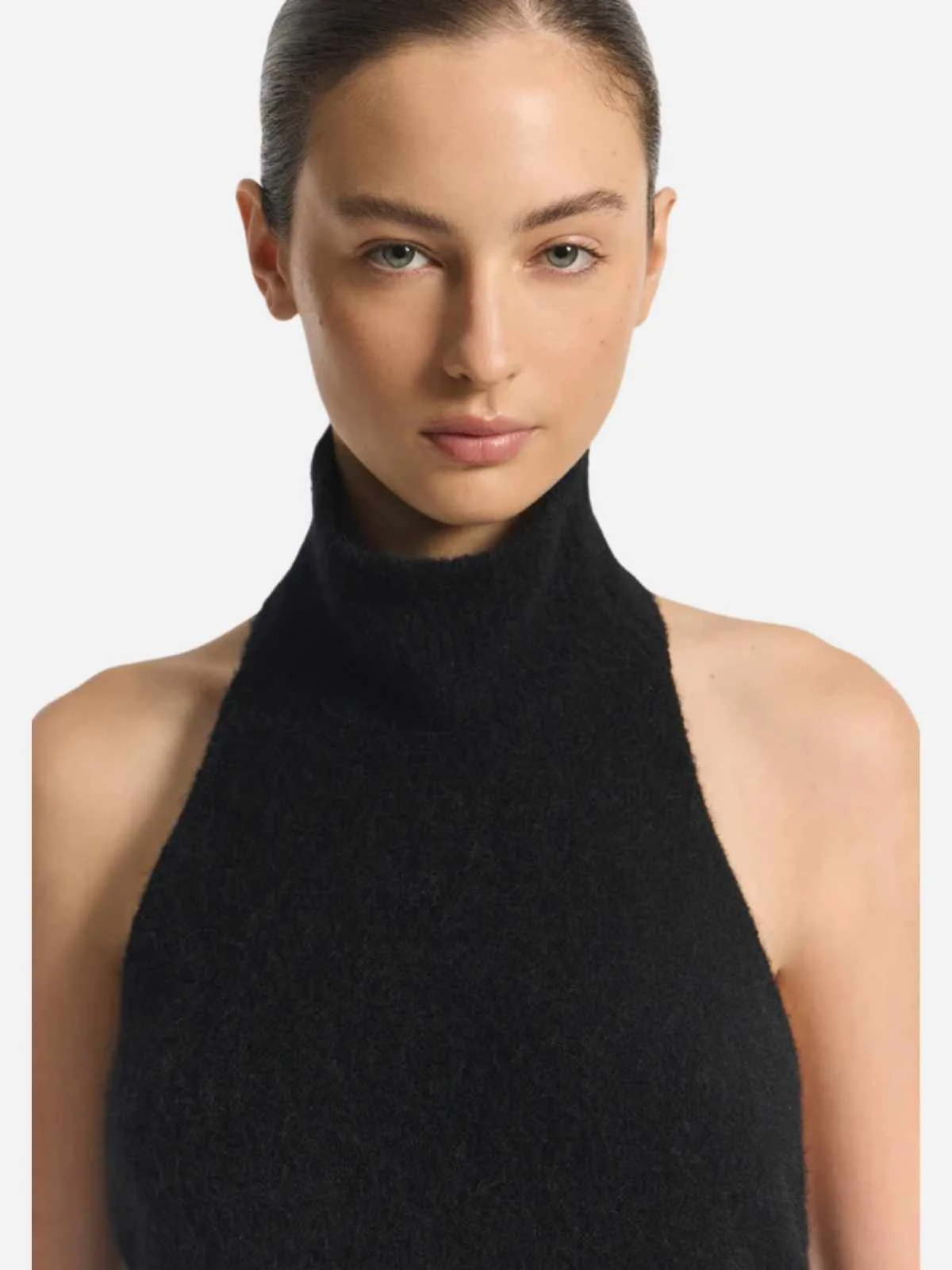 Alberta Knit Top - Black - Image 3