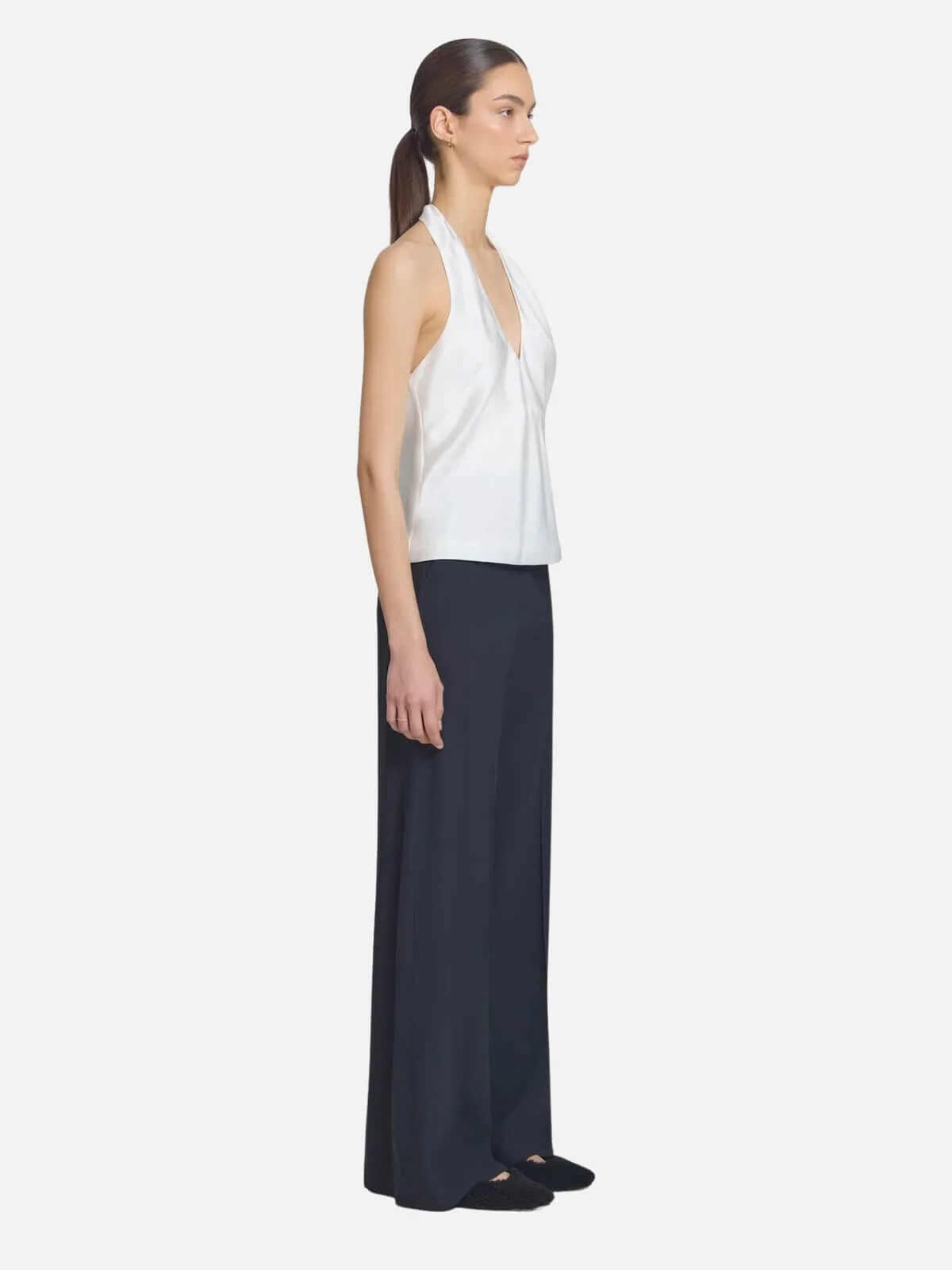 Evian Halter Top - Ivory - Image 3
