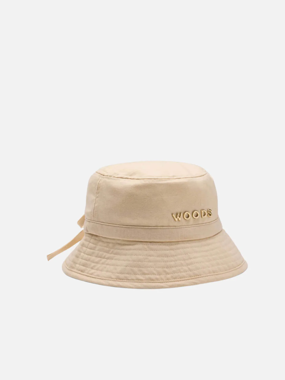 Woods Metal Bucket Hat - Ecru - Image 3